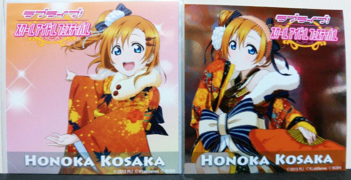 ラブライブ スクフェス 2層ステッカー ローソンコラボ 開封