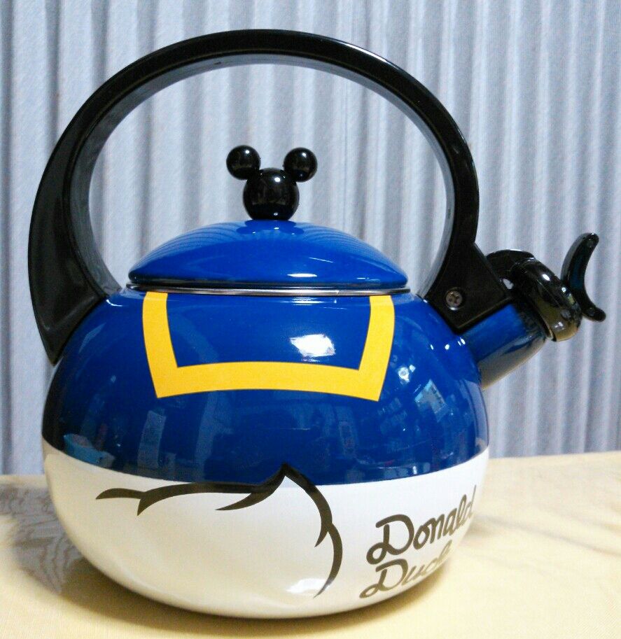 Disney - ディズニーストア　ドナルド　ケトル　やかん ドナルドダックのケトル : トレジャーハンティン部、部長のブログ