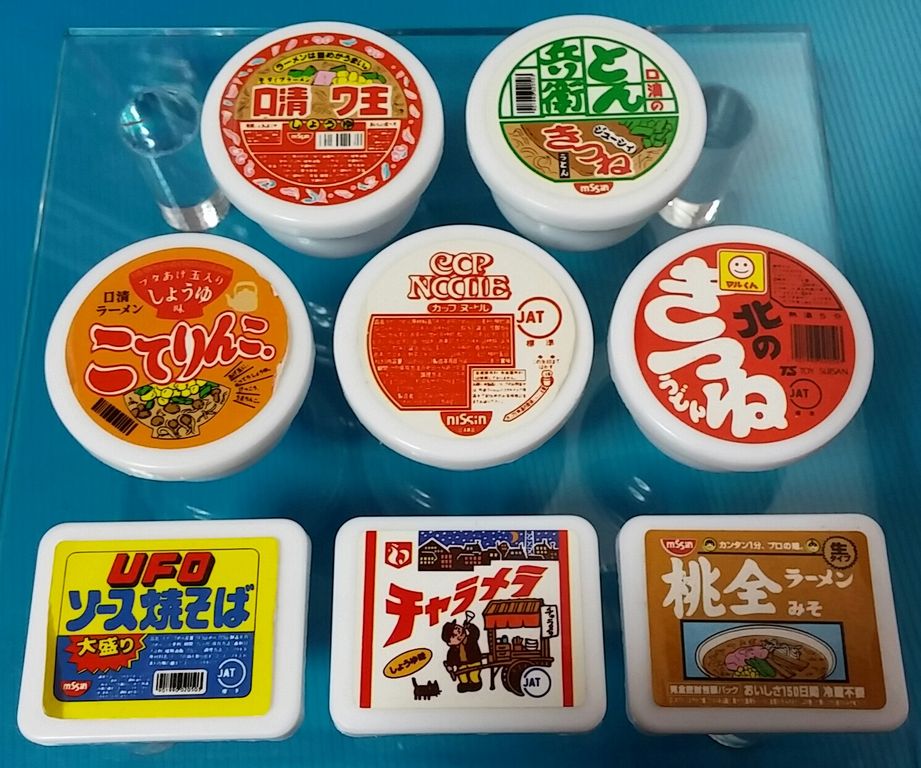 昭和レトロ カップラーメン消しゴム おもしろ消しゴム : トレジャー