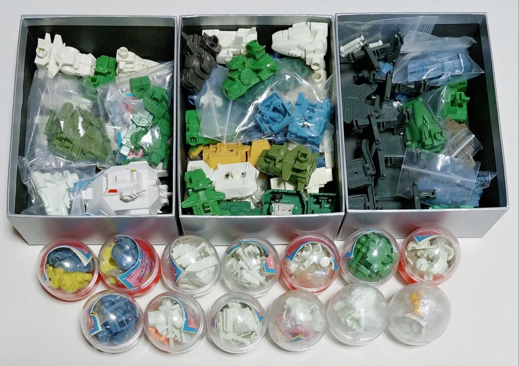 日記 ガチャガチャ本体の模様替え 限定プラで遊んでみた。 SDガンダム