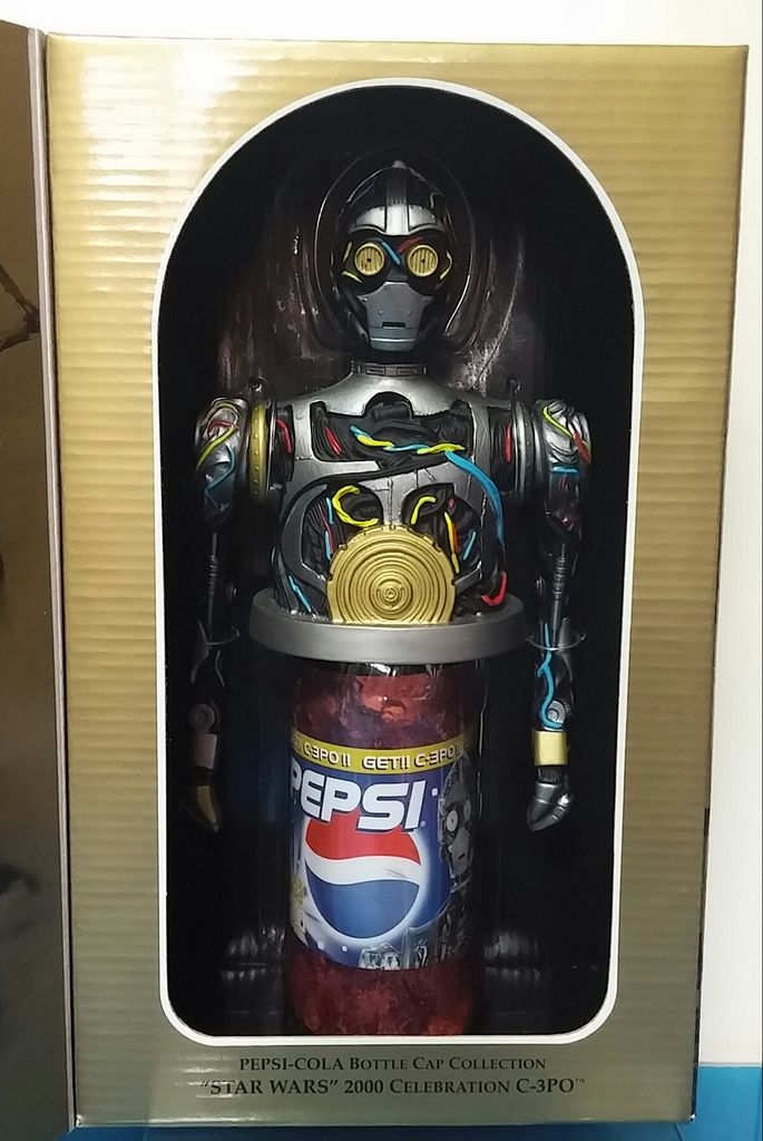 ☆新作入荷☆新品 PEPSI C-3PO サウンドビッグボトルキャップ STAR WARS キャンペーン 懸賞 当選 スターウォーズ ペプシ