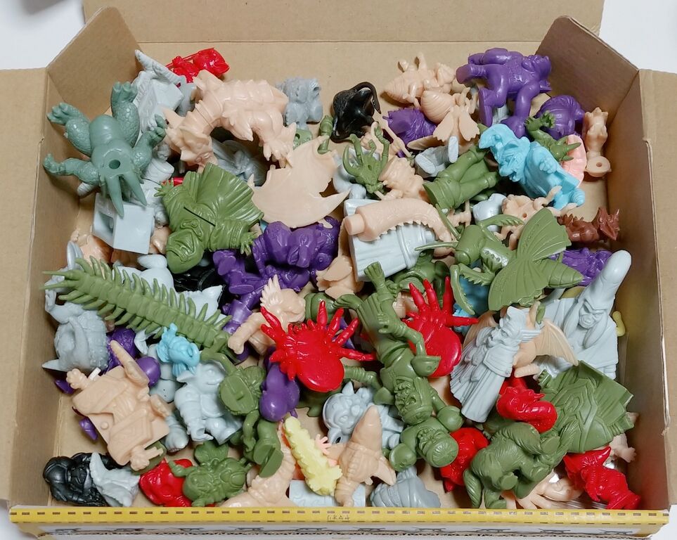 纏め開封日記 甲竜伝説ヴィルガスト モンスター 消しゴム