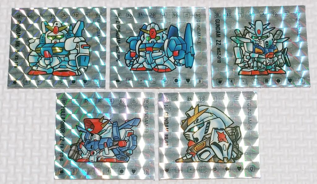 SDガンダムのシール纏めを2種類入手! ニュータイプシール ガン SDガンダムのシール纏めを2種類入手! ニュータイプシール ガン