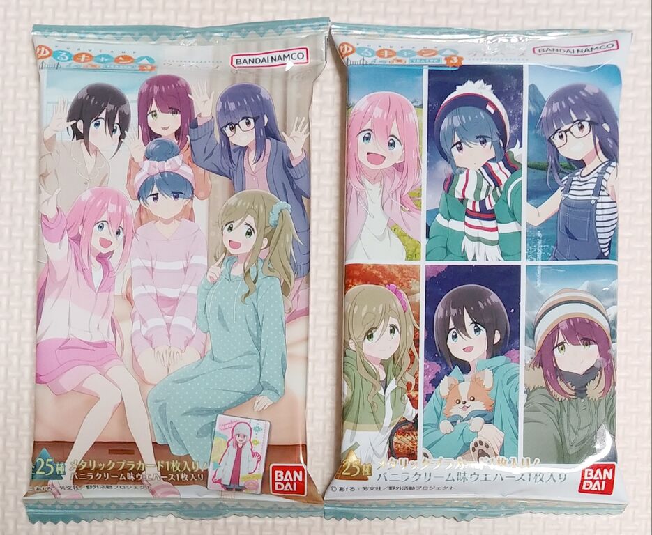 ゆるキャン シーズン3 ウエハース カード メタリックプラカード