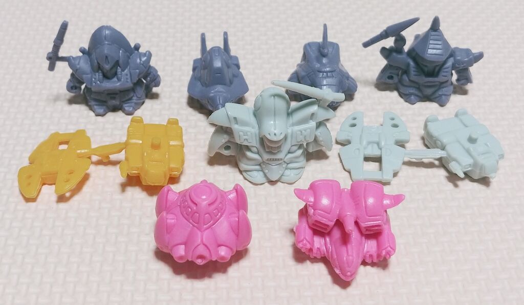 何処かの誰かの宝箱に入っていた彩色されたエルガイム消しゴム 何処かの誰かの宝箱に入っていた彩色されたエルガイム消しゴム
