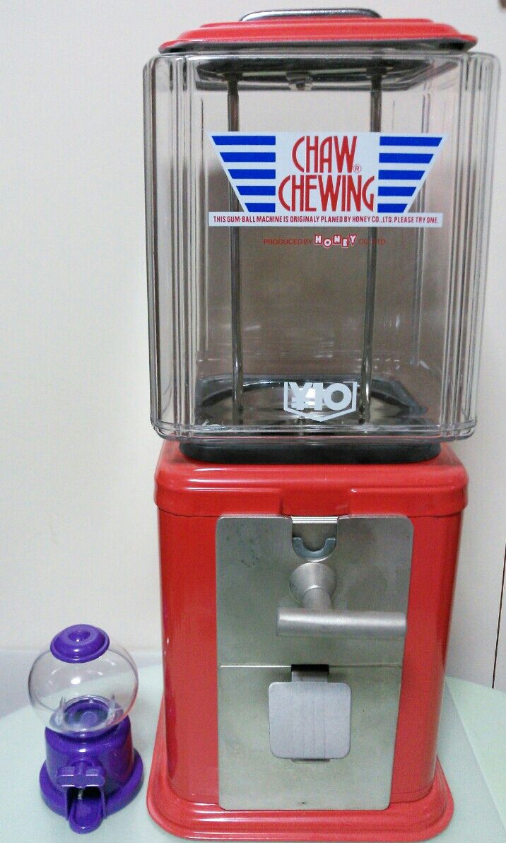 業務用ガムボールマシーン 赤色