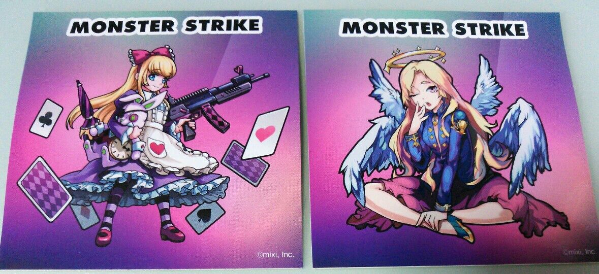 モンスト モンスターストライク 2層ステッカー アミューズメント 