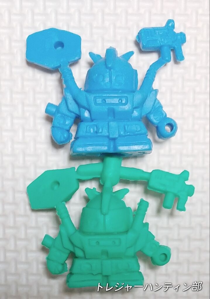 SDガンダム 消しゴム ガン消し 難有11体セット ガシャポン つよい