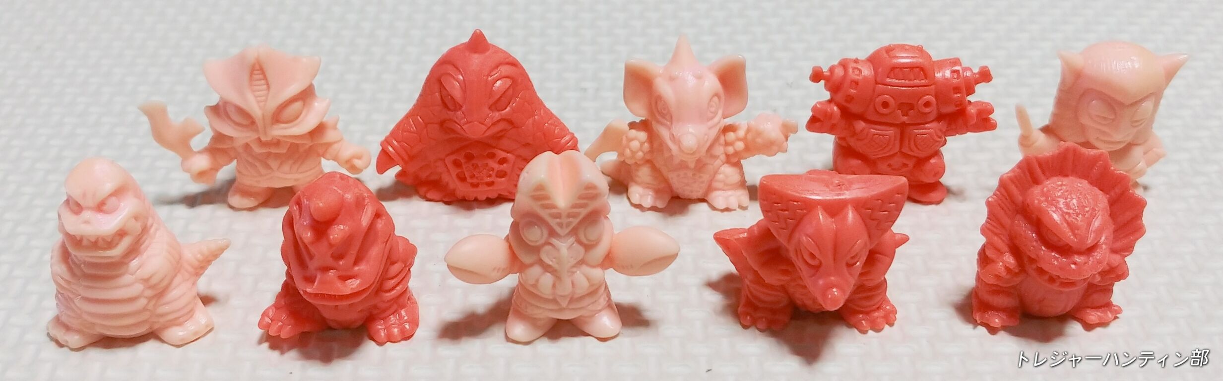 マスクタイプのウルトラマン消しゴムの怪獣消しゴム リスト
