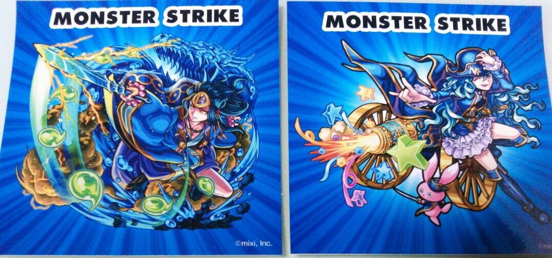 モンスト モンスターストライク 2層ステッカー アミューズメント 
