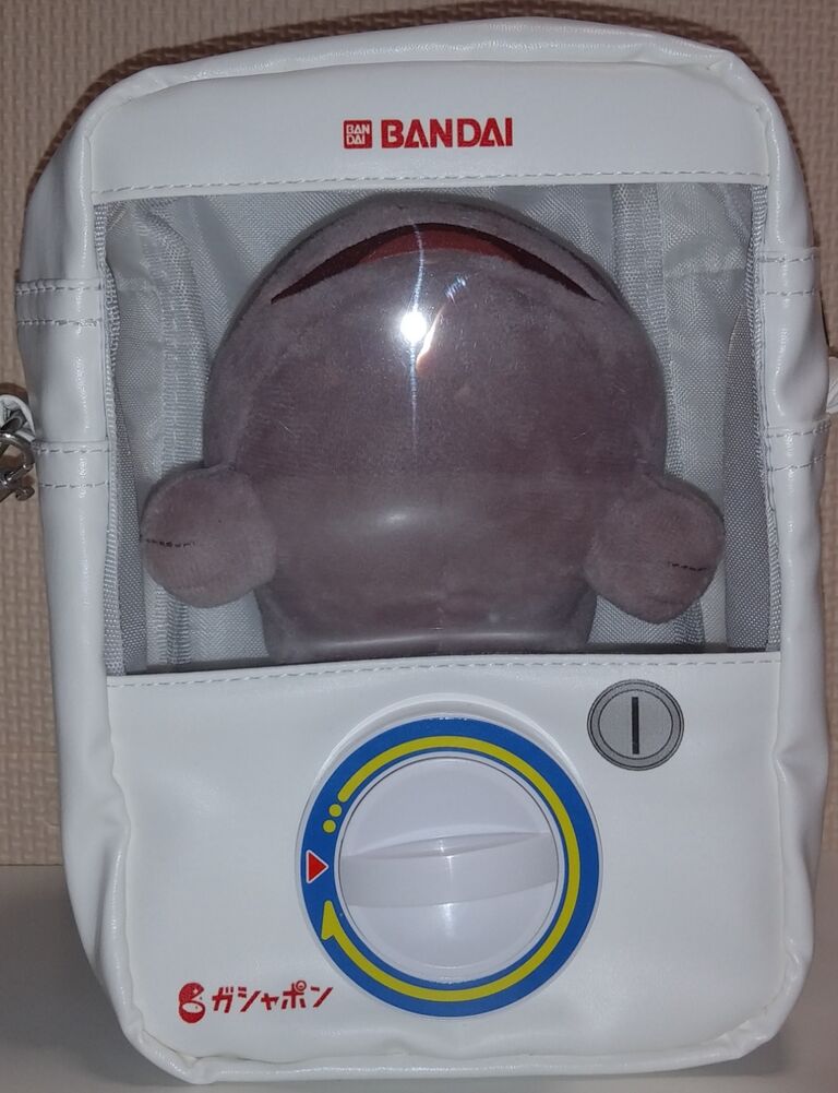 ガシャポン　ショルダーバッグ　水色　しょいガチャ ガシャポン ショルダーバッグ 水色 しょいガチャ ガシャポン
