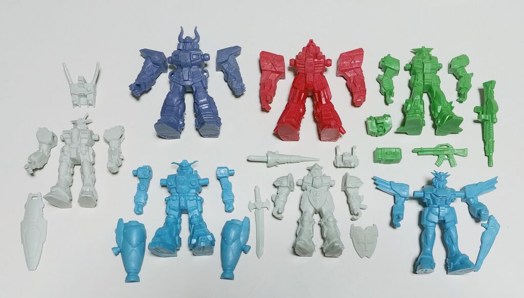 前編 日記 SDじゃないガンダムの消しゴムを整理してみた。 機動