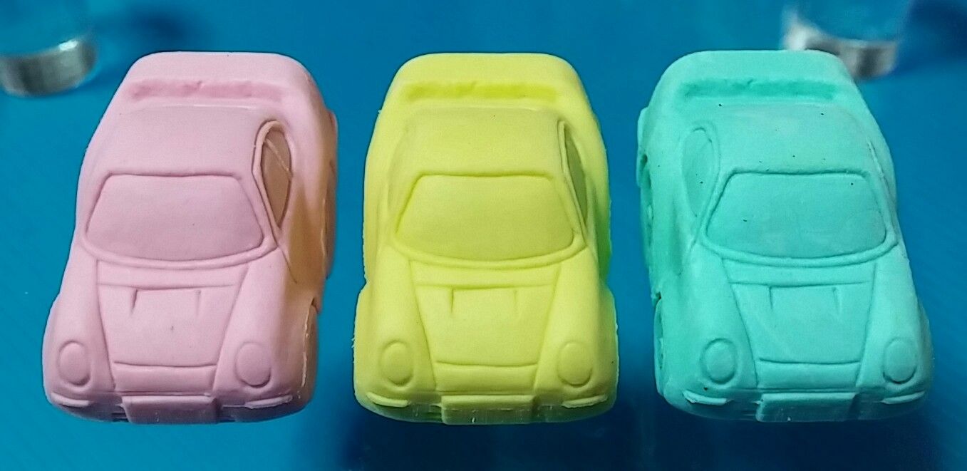 アマダ タカラ チョロQ 消しゴム 駄菓子屋 カー消し : トレジャー