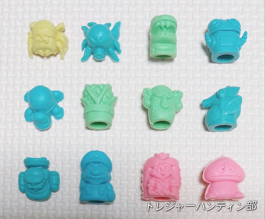 バンダイ スーパーマリオランド 消しゴム デイジー姫 緑色【マリオ