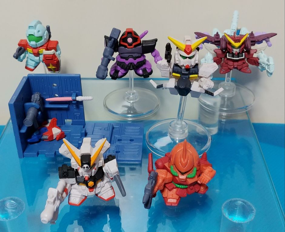 トレーディングフィギュア 全7種セット「SDガンダムフルカラー