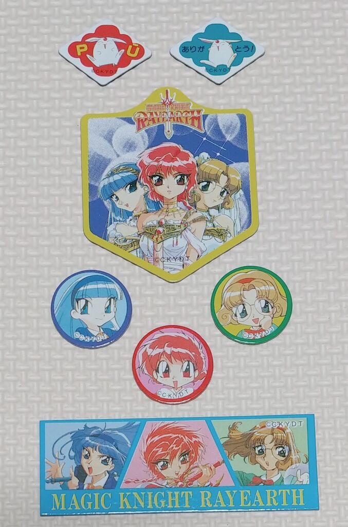 1995年 マジックナイト レイアース マグネット セガ CLAMP 1995年 マジックナイト レイアース マグネット セガ CLAMP