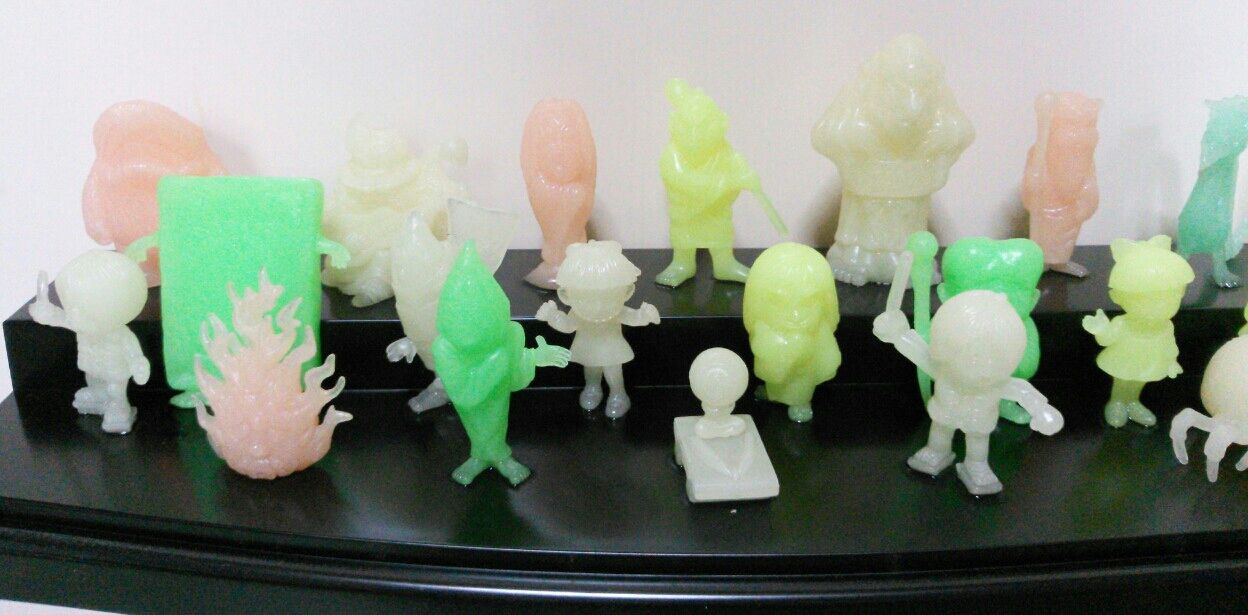 ゲゲゲの鬼太郎 蓄光消しゴム ガチャガチャ : トレジャー
