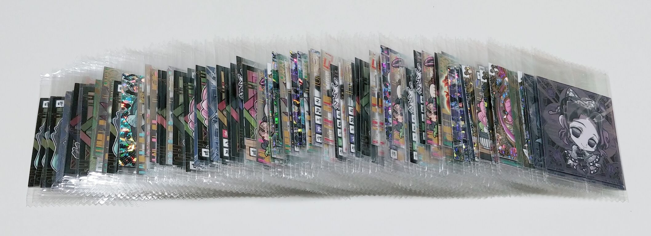 纏め開封&整理整頓日記 シール 鬼滅の刃 ドラゴンボール ワンピース に