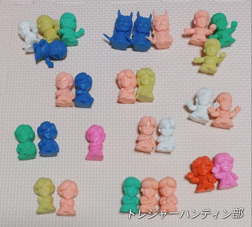 1987年 ディフォルメ スケバン刑事 バンダイ 消しゴム リスト