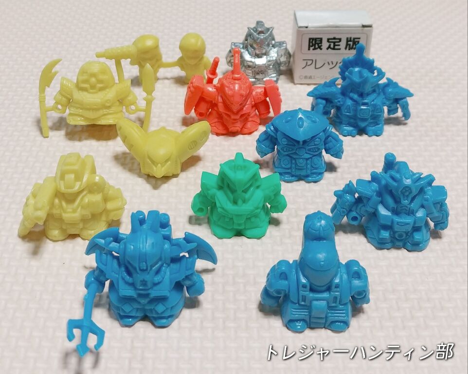 ガンダム　ガン消し　おまとめ ガン消し日記 変形した状態があるガン消しをまとめてみた。 SD