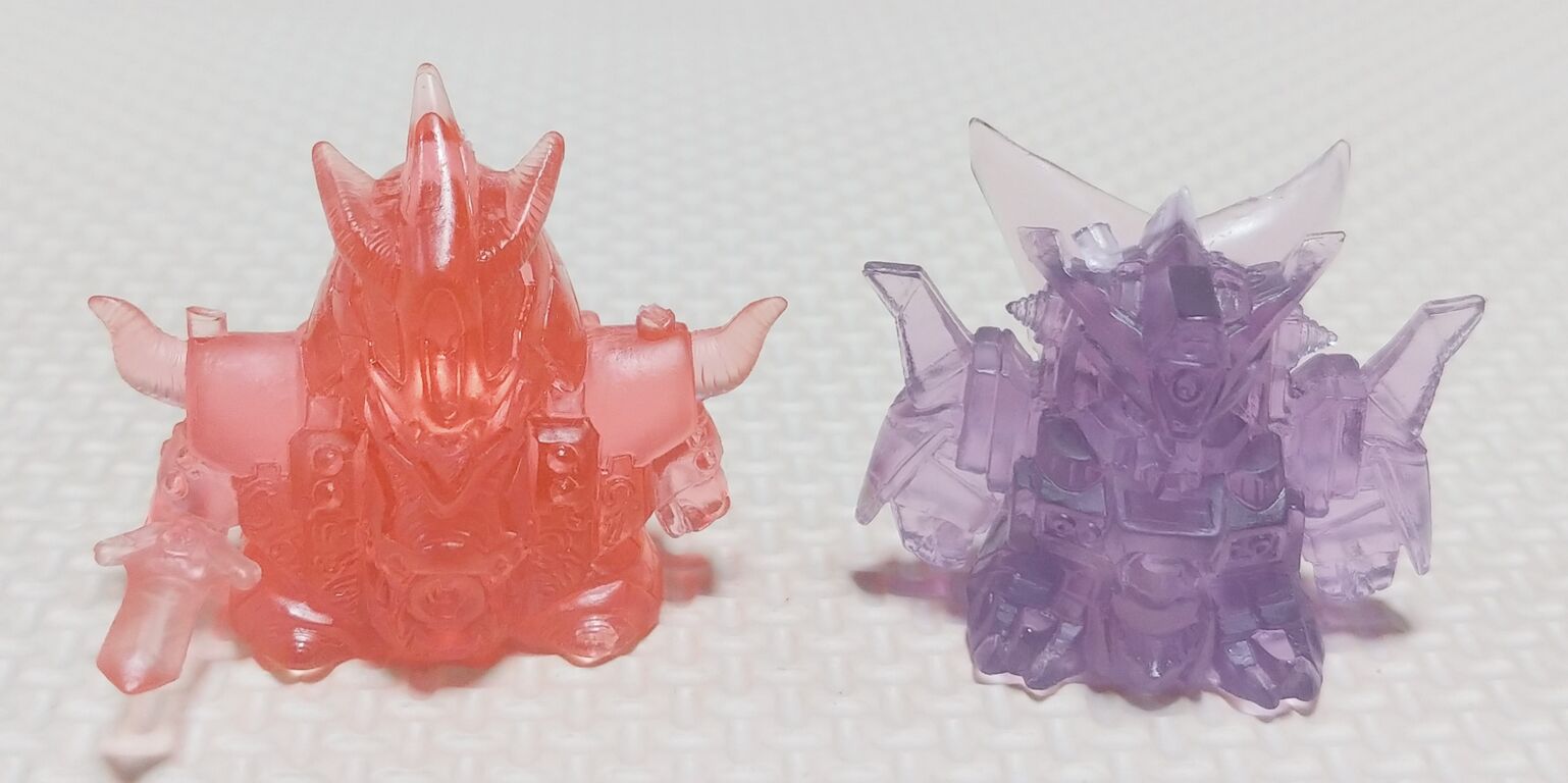 ガン消し ガンダム スケルトン紫色 ガン消し ガンダム