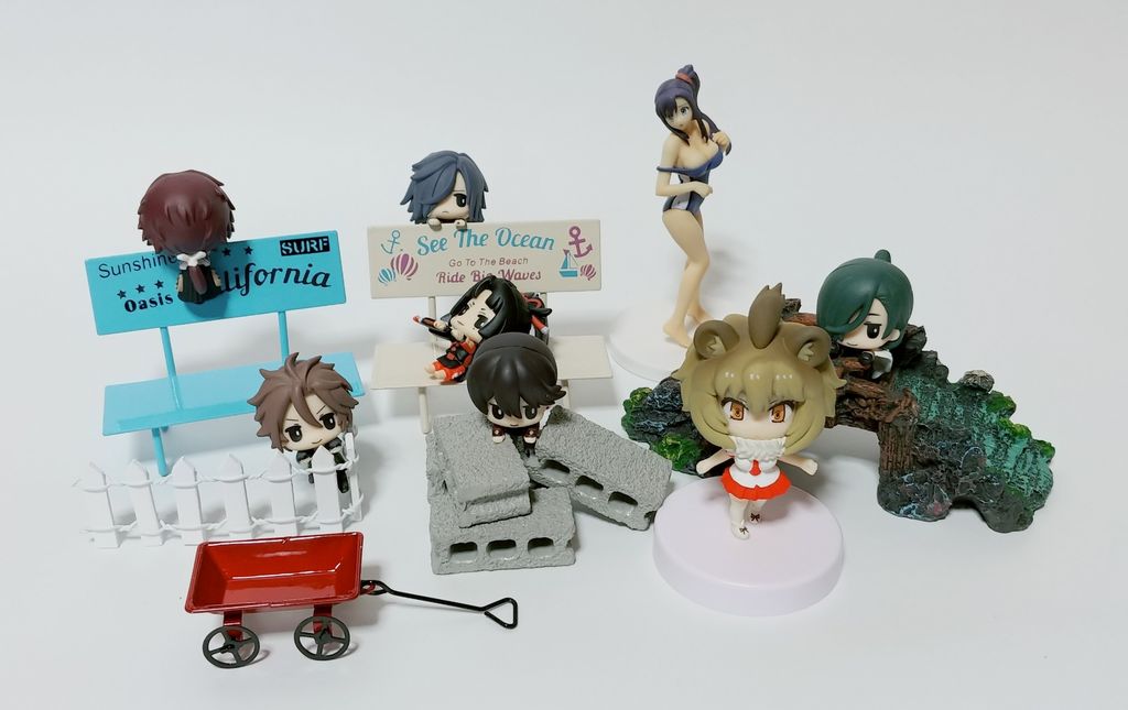 刀剣乱舞 ちょこっとひっかけフィギュアぷち 100均の小物と遊ん 刀剣乱舞 ちょこっとひっかけフィギュアぷち 100均の小物と遊ん