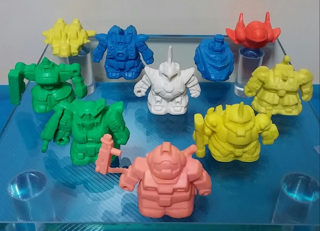 ガン消し SDガンダム 消しゴム セット レアカラー わるく ガン消し SDガンダム 消しゴム セット レアカラー わるく
