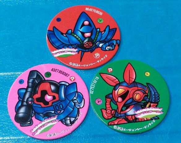 当時物 アマダ 最新版丸面子当 ガンダム ウルトラマン ドラえもん 仮面