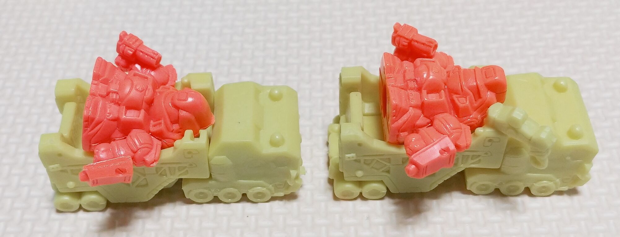 ガン消し　特殊運搬車 消しゴム纏め開封洗浄日記 SDガンダム ガン消し 消しゴム レアカラー