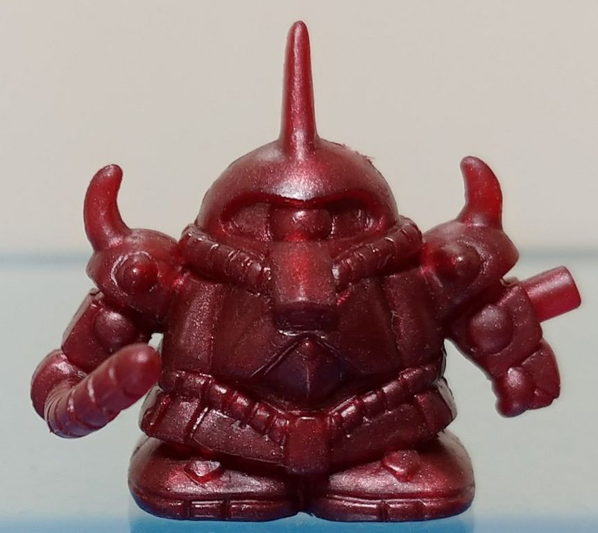 SDガンダム ガン消しのメタリックレッドの収集状況 レアカラー マーク1