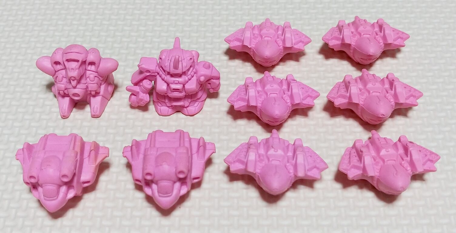 レアカラー祭り! SDガンダム ガン消し 消しゴム : トレジャー