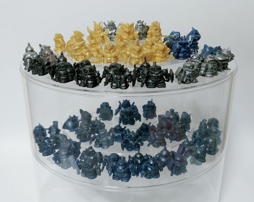 ガン消しのレアカラー メタリックの収集状況 SDガンダム マーク1