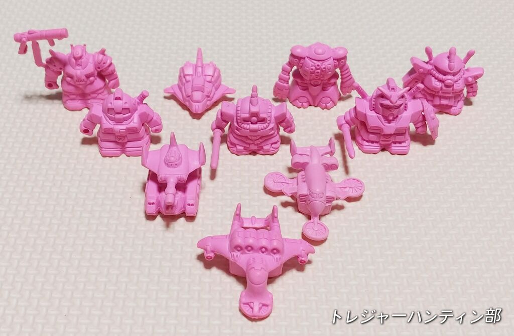 遂にピンクでコンプリート！SDガンダム ガン消し マーク11 レアカラー