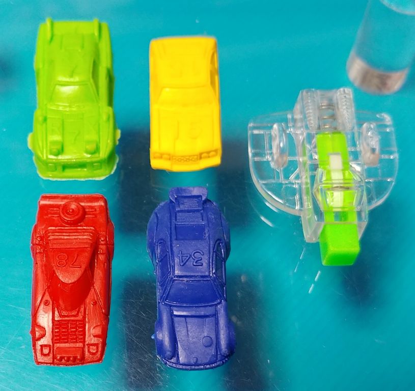 マルカ エキサイティングマシン 連続当 スーパーカー消しゴム 発射台