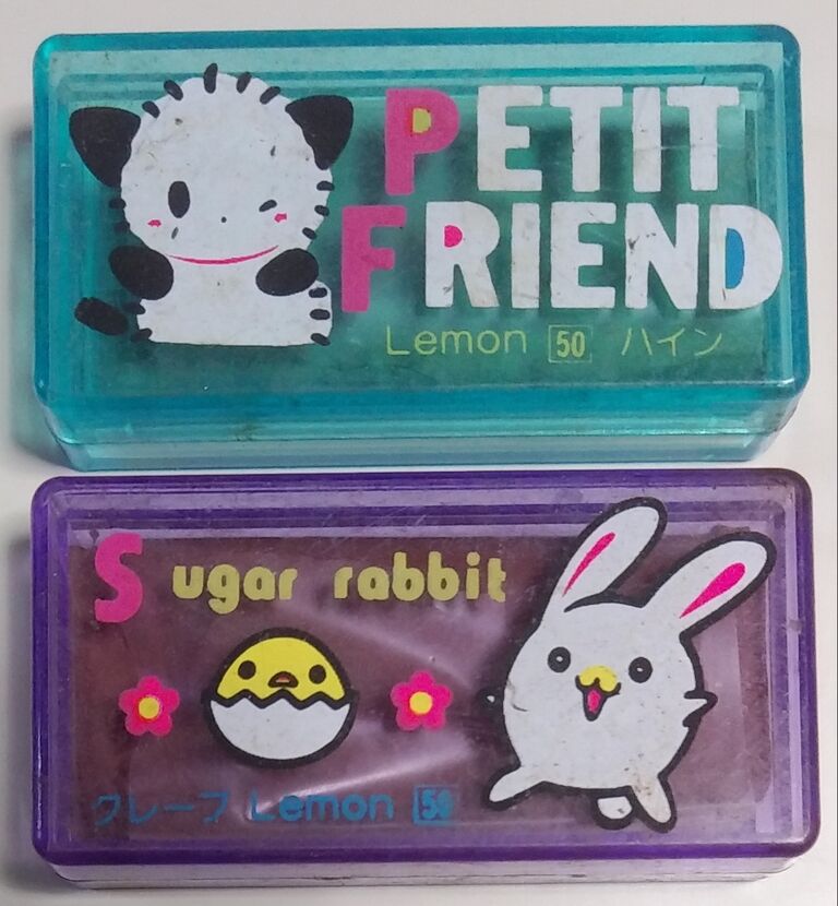 昭和と平成レトロな練り消しを見てみた。 ねりけし 消しゴム 文房具
