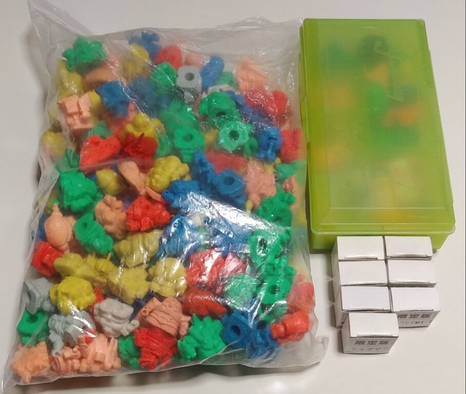 纏め開封日記 SDガンダム ガン消し 魔神英雄伝ワタル 感温消しゴム