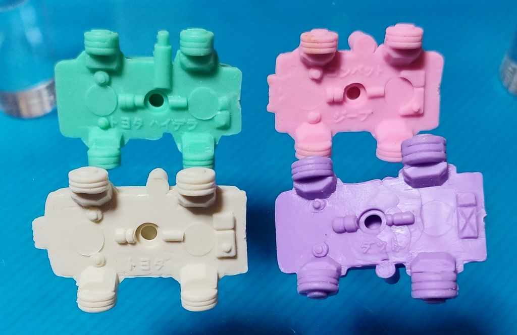 マルカ エキサイティングマシン 連続当 スーパーカー消しゴム 発射台