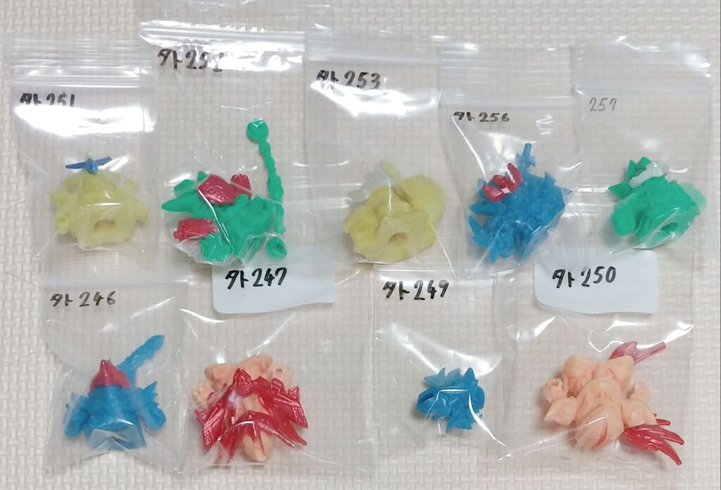 続・整理整頓日記 SDガンダム ガン消し 外伝 後期 消しゴム