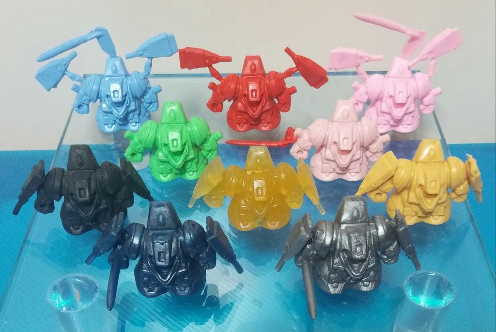 SDガンダム ガン消し レアカラー祭り! : トレジャーハンティン部、部長