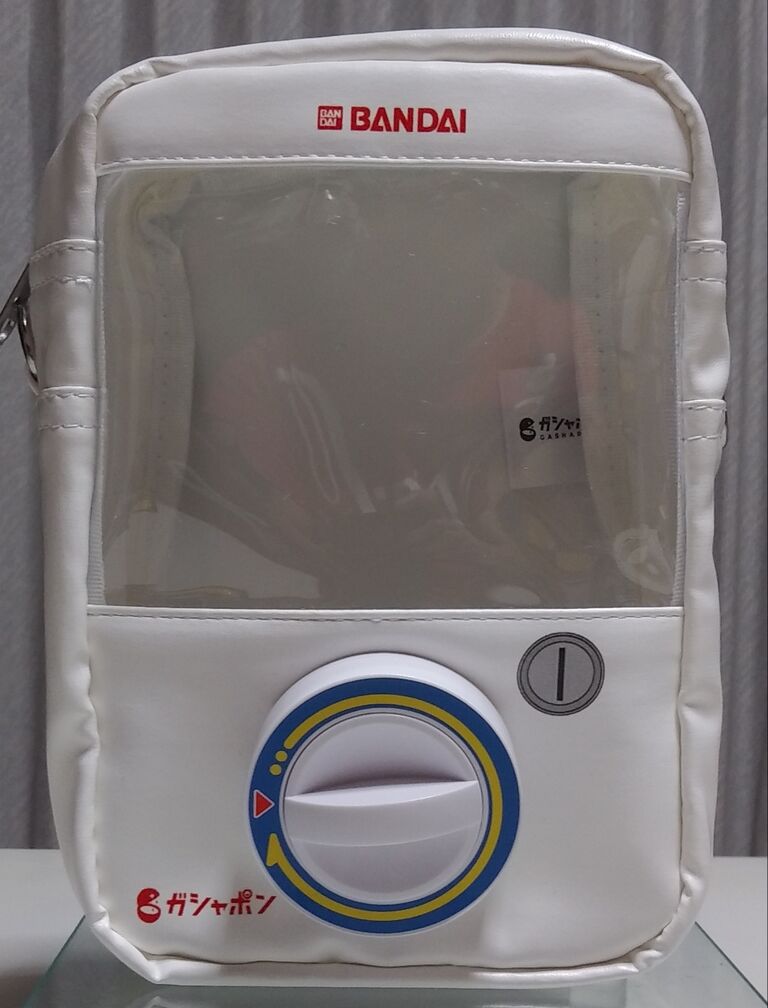 バンダイ ガシャポンショルダーバッグ 水色 レビュー