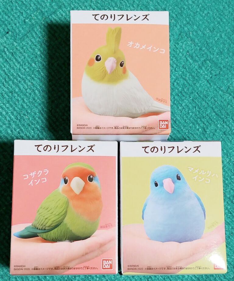 バンダイ てのりフレンズ コザクラインコ オカメインコ マメルリハインコ レビュー 食玩 鳥 トレジャーハンティン部 部長のブログ バンダイ てのりフレンズ コザクラインコ オカメインコ マメルリハインコ レビュー 食玩 鳥 トレジャーハンティン部 部長のブログ