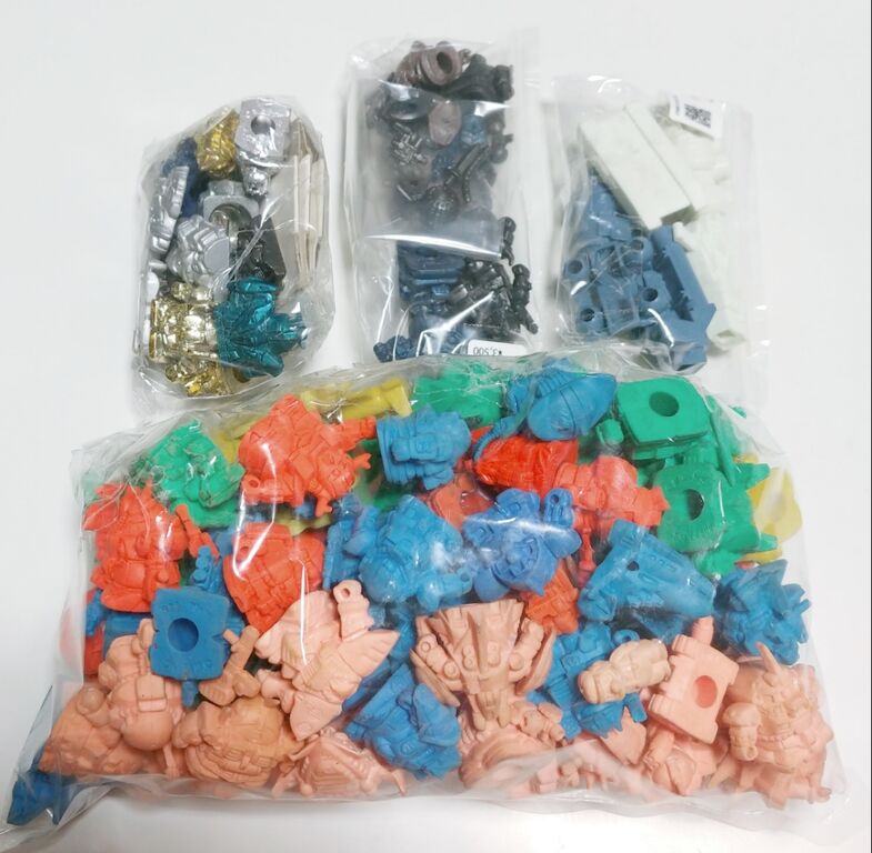 色々入手！ 消しゴム洗浄日記 SDガンダム ガン消し デカ消し