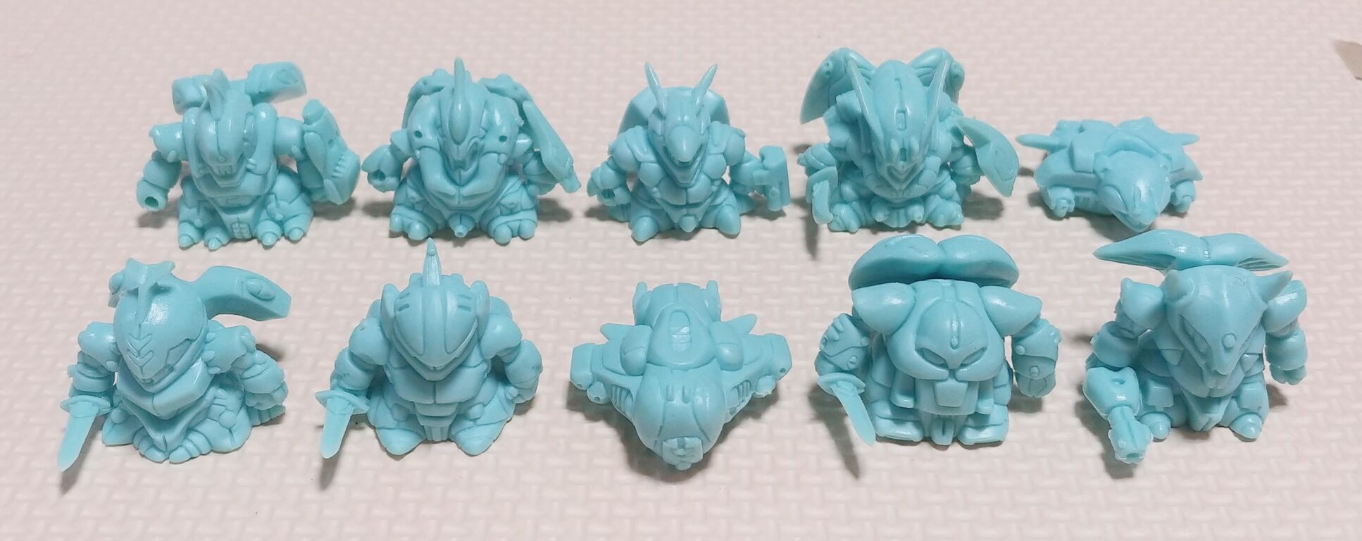 レアカラー祭り！ ダンバイン 消しゴム ガシャポン戦士 SD