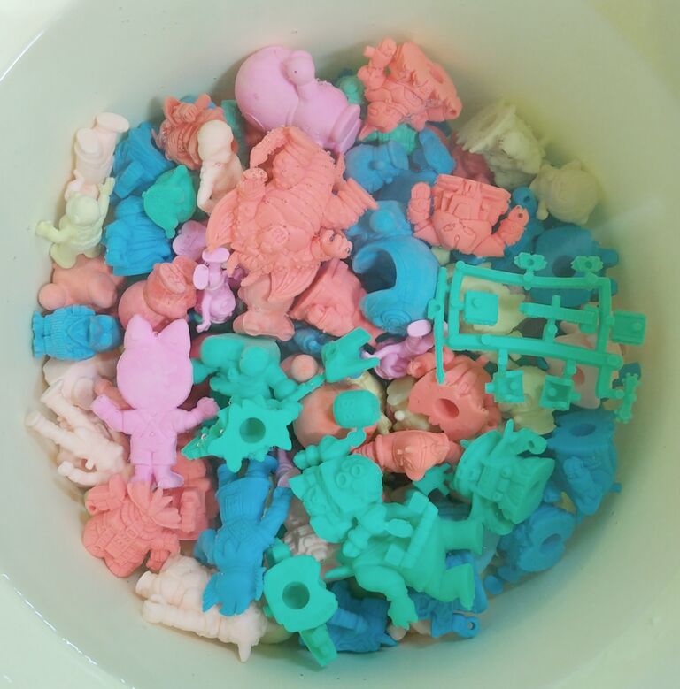 消しゴム纏め洗浄日記 ドラえもん消しゴムを大量入手！ SDガンダム