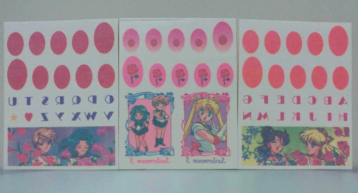 美少女戦士セーラームーン SS 1995年 アマダ いれずみシール 束