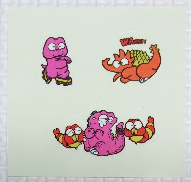 1984年 山勝 ゴジランド キャラゴジシール 転写シール 駄菓子屋