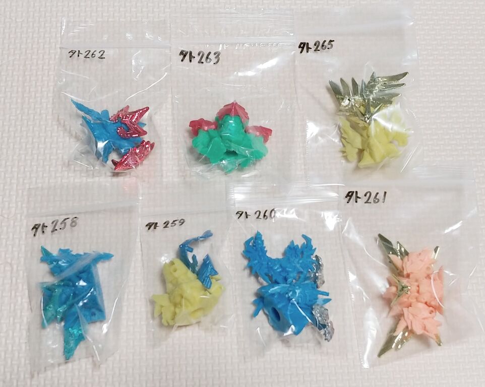 続・整理整頓日記 SDガンダム ガン消し 外伝 後期 消しゴム