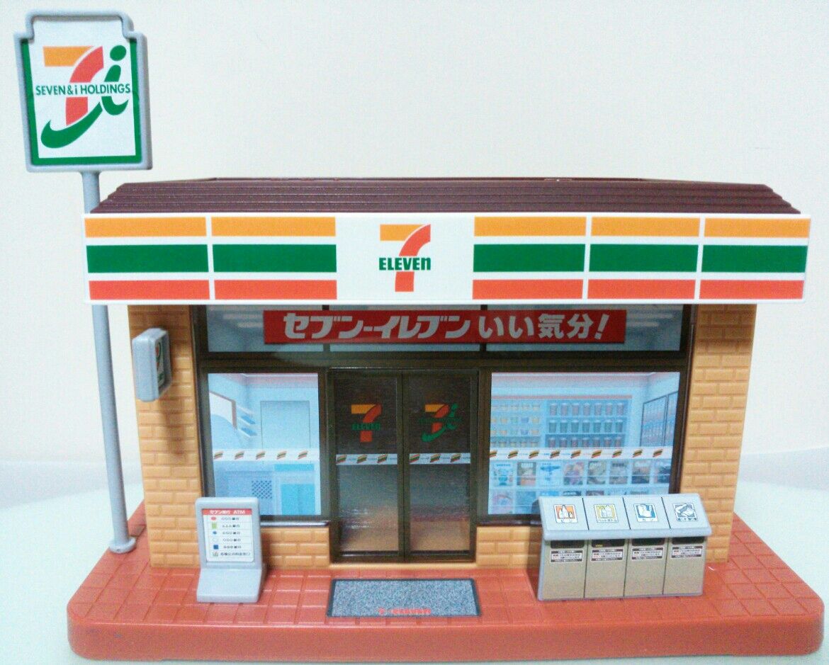 セブンイレブン35周年記念貯金箱＆チョロQ : トレジャー