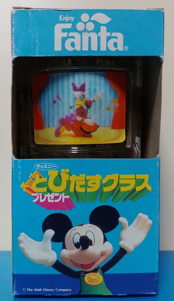 昭和レトロ ディズニー グラス ファンタ キリンレモン ノベルティ