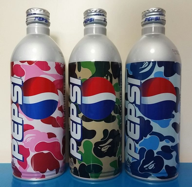 PEPSI Bape コラボ缶 ペプシコーラ : トレジャーハンティン部、部長の